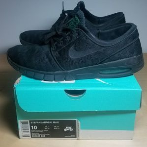 Nike Stefan Janoski Max - Black / Pine Green